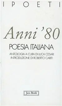 Anni ‘80. Poesia italiana Speciale Aanbieding
