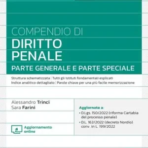 Aanbieding Compendio di diritto penale. Parte generale e parte speciale. Con aggiornamento online