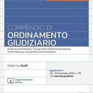 Beperkte Voorraad Compendio di ordinamento giudiziario. Con aggiornamento online
