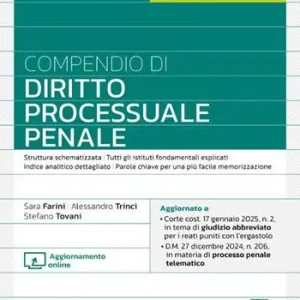 Compendio di diritto processuale penale 2025. Con aggiornamento online Shop Nu