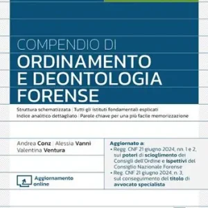 Nu Kopen Compendio di ordinamento e deontologia forense 2025. Con aggiornamento online