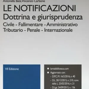 Merkproduct Le notificazioni. Dottrina e giurisprudenza. Con aggiornamento online