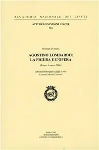 Aanbieding Agostino Lombardo la figura e l‘opera