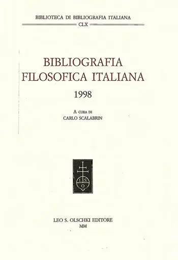 Alleen Vandaag Bibliografia filosofica italiana 1998