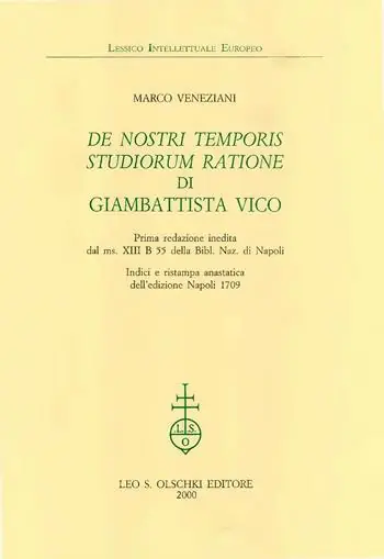 De nostri temporis studiorum ratione di Giambattista Vico. Prima redazione inedita dal ms. XIII B 55 della Biblioteca nazionale di Napoli (rist. anast. 1709) Uitverkoop