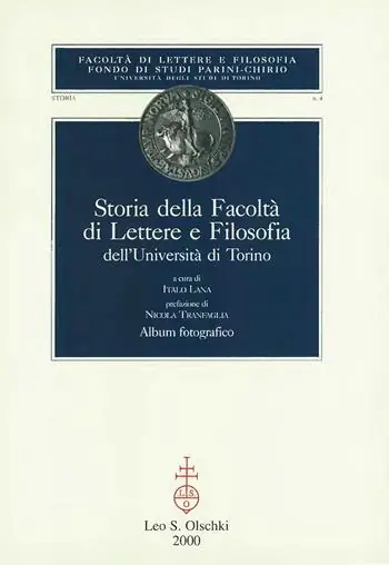 Storia della Facoltà di lettere e filosofia dell‘Università di Torino Superprijs