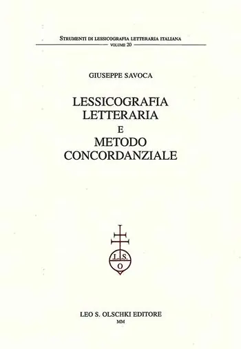 Bestel Nu Lessicografia letteraria e metodo concordanziale