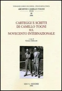 Meest Verkocht Carteggi e scritti di Camillo Togni sul Novecento internazionale