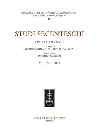 Uitverkoop Studi secenteschi. Vol. 56