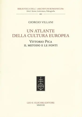 Express Levering Un atlante della cultura europea. Vittorio Pica. Il metodo e le fonti