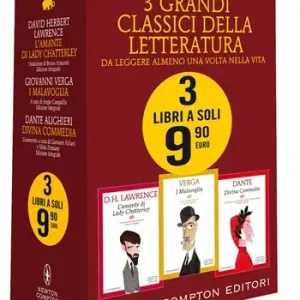 3 grandi classici L‘amante di Lady Chatterley-I Malavoglia-Divina commedia. Ediz. integrale Laatste Kans
