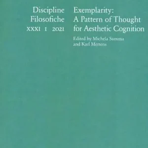Weekendaanbieding Discipline filosofiche. Ediz. italiana, tedesca, francese e inglese (2021). Vol. 1 Exemplarity a pattern of thought for aesthetic cognition