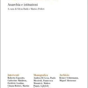Almanacco di filosofia e politica. Vol. 5 Sulla fondazione. Anarchia e istituzioni Aanbieding
