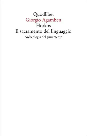 Actieprijs Horkos. Il sacramento del linguaggio Archeologia del giuramento