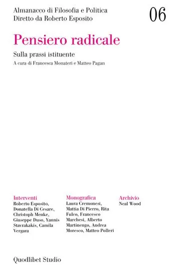 Almanacco di filosofia e politica. Vol. 6 Pensiero radicale. Sulla prassi istituente Bestel Nu
