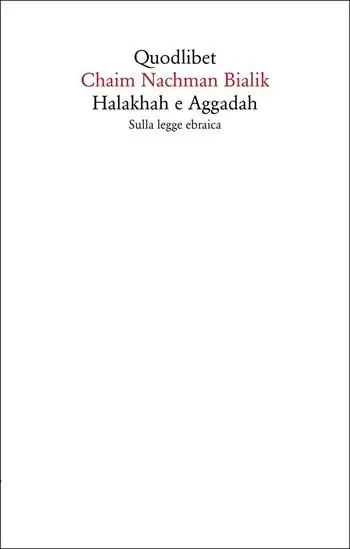 Direct Beschikbaar Halakhah e Aggadah. Sulla legge ebraica