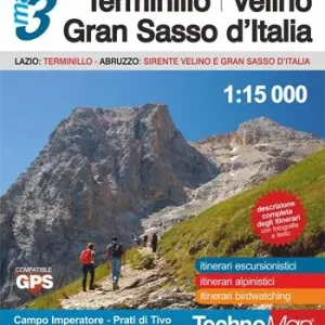 Lage Prijs Terminillo, Velino, Gran Sasso, 3Map