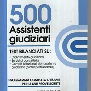 Nieuw Cinquecento assistenti giudiziari. Test