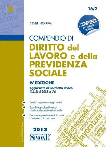 Compendio di diritto del lavoro e della previdenza sociale Flitsaanbieding