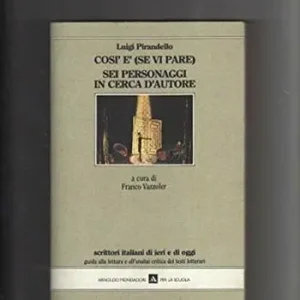 Nieuw Così è (se vi pare)-Sei personaggi in cerca d‘autore